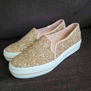 Keds x Kate Spade Rose Gold